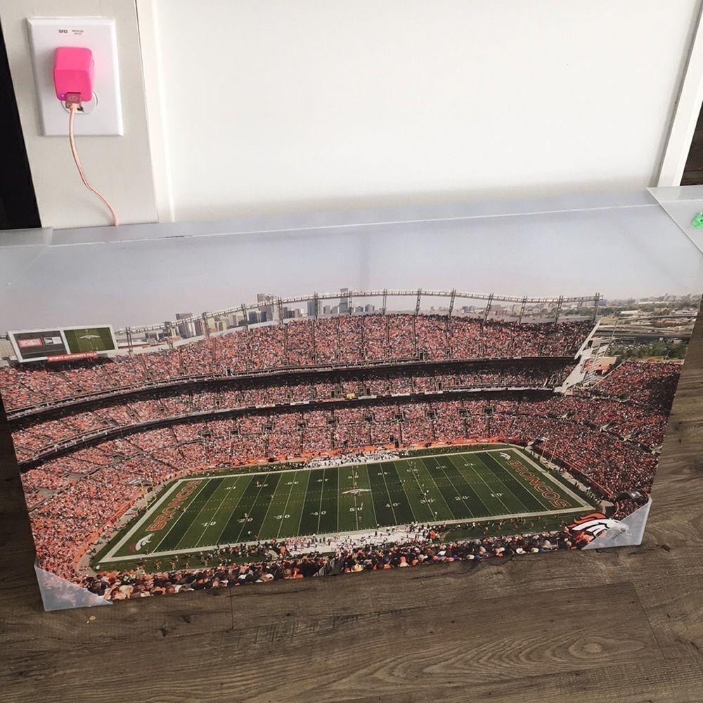 Denver Broncos Mile High Stadium Print Picture